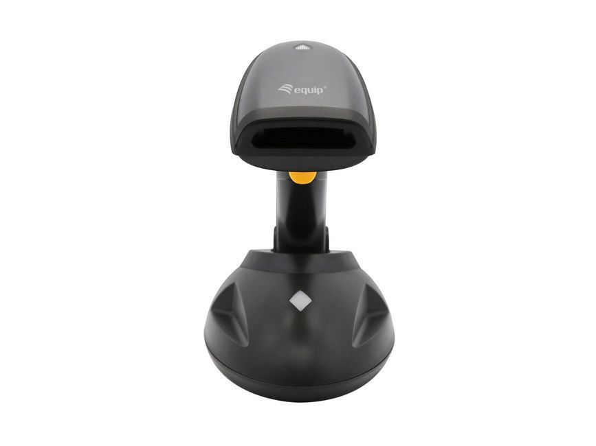 EQuip Wireless 2D Barcode Scanner Long Distance with Stand Vonalkódolvasó Black EQuip Wireless 2D Barcode Scanner Long Distance with Stand Vonalkódolvasó Black