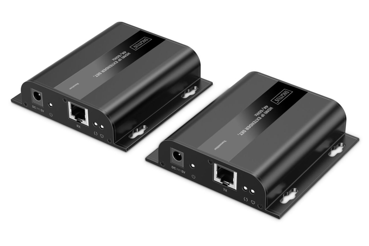 Digitus HDMI IP Extender Set 4K/60Hz Black Digitus HDMI IP Extender Set 4K/60Hz Black
