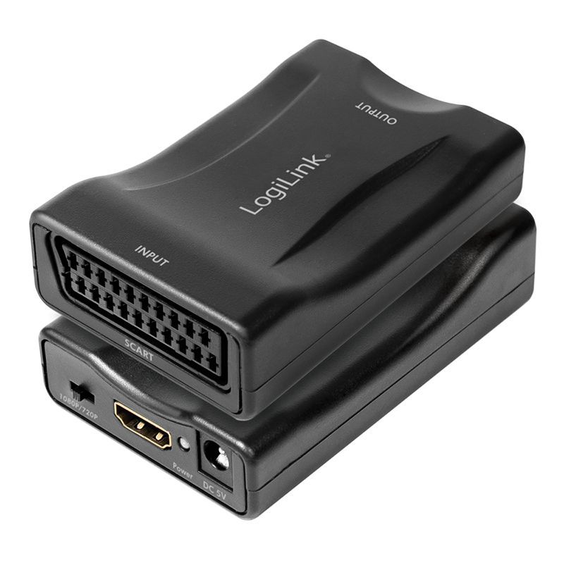Logilink Video converter Scart/F to HDMI-A/F 1080p Black Logilink Video converter Scart/F to HDMI-A/F 1080p Black