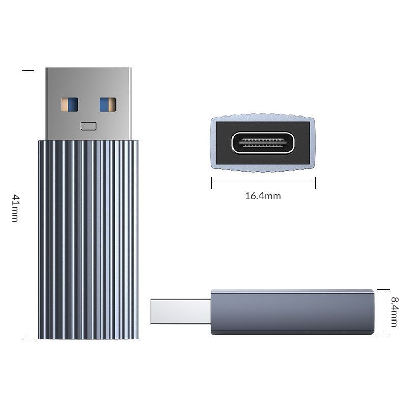 Orico USB3.1 to Type-C Adapter Grey Orico USB3.1 to Type-C Adapter Grey