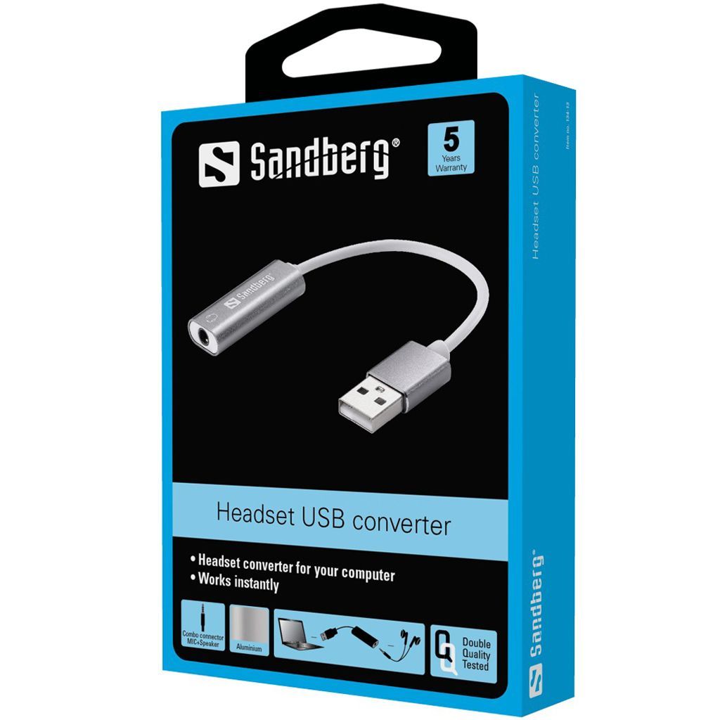 Sandberg Headset USB converter Sandberg Headset USB converter