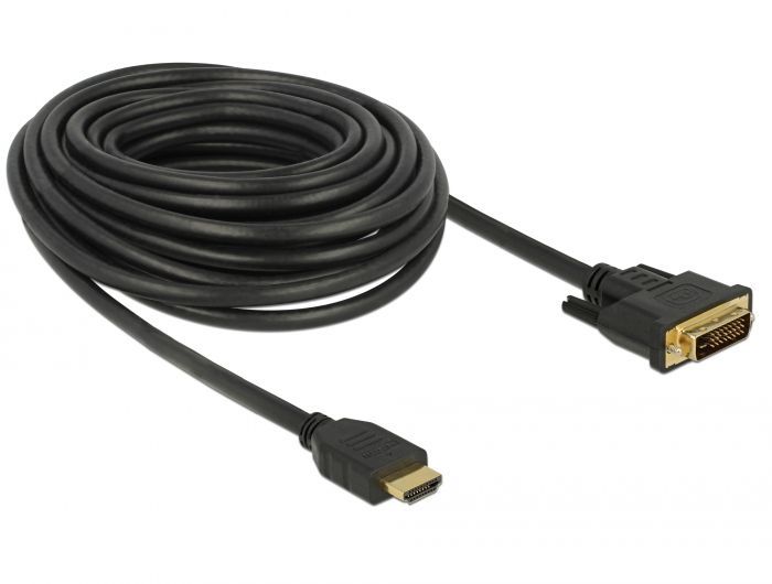 DeLock HDMI to DVI 24+1 cable bidirectional 10m DeLock HDMI to DVI 24+1 cable bidirectional 10m