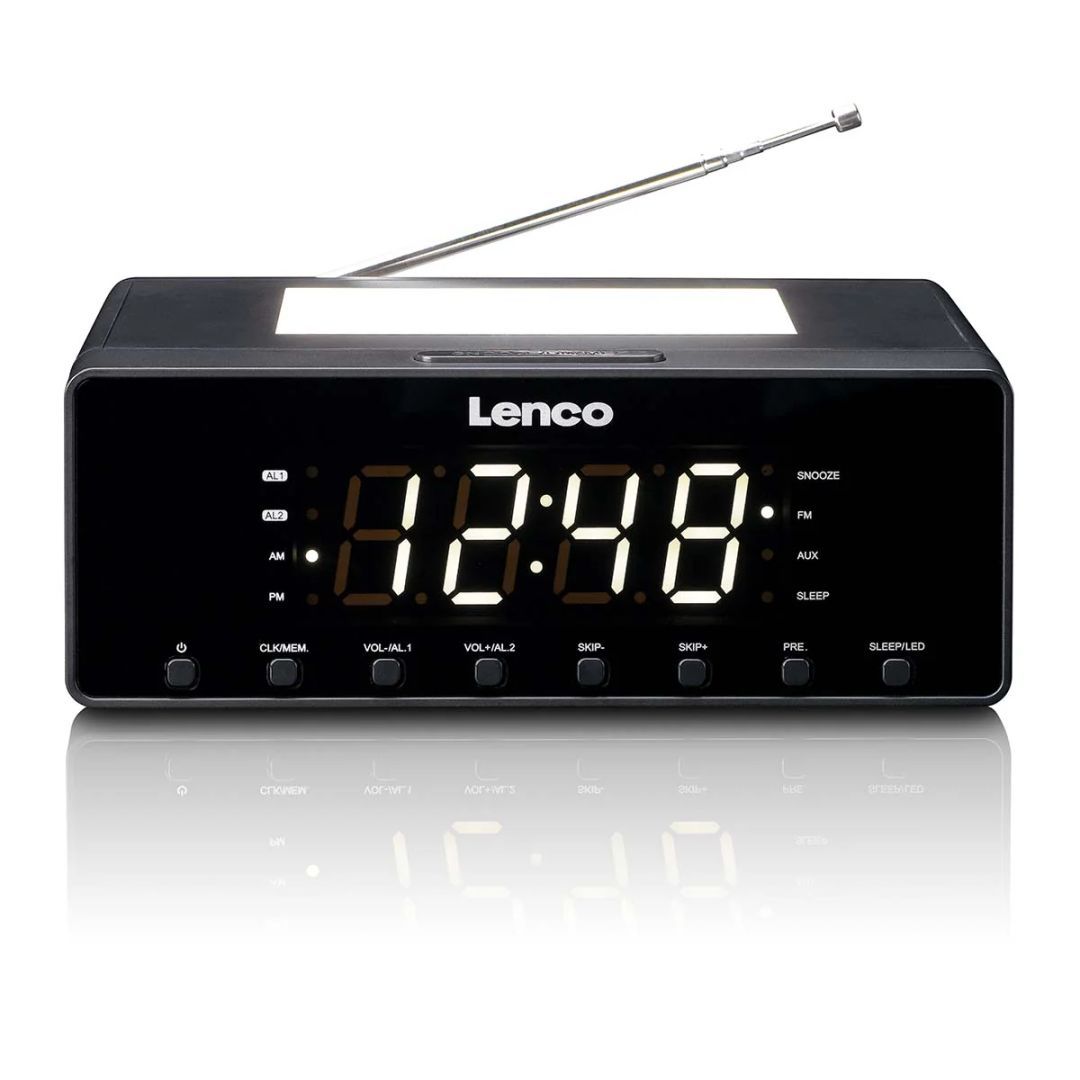 Lenco CR-540BK Clock Radio Black Lenco CR-540BK Clock Radio Black