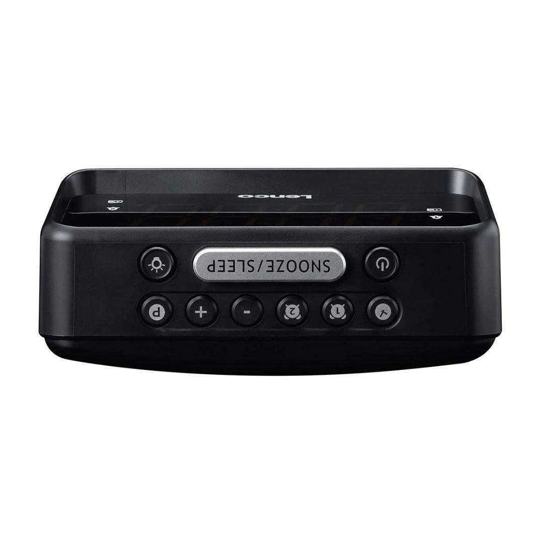 Lenco CR-28BK Clock Radio Black Lenco CR-28BK Clock Radio Black