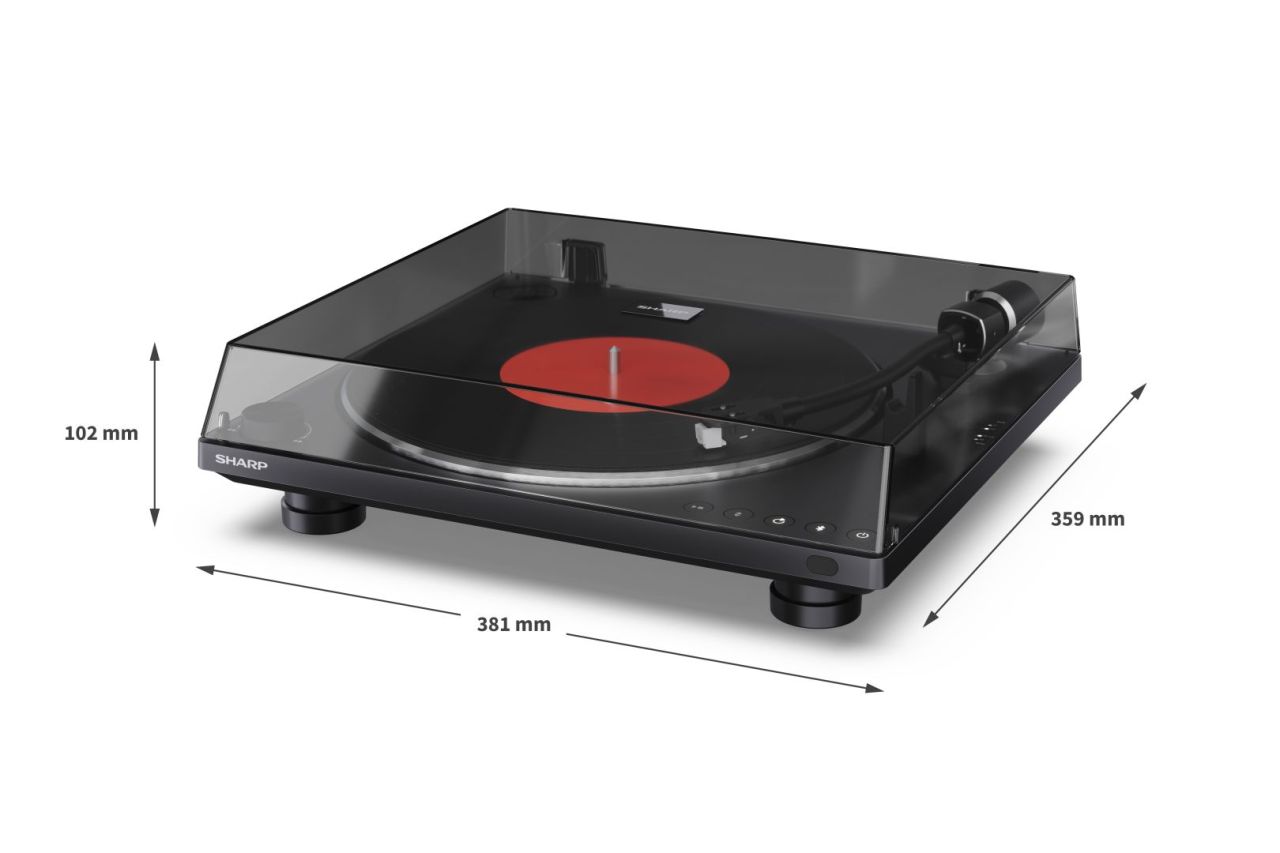 Sharp Automatic Turntable with Bluetooth-out