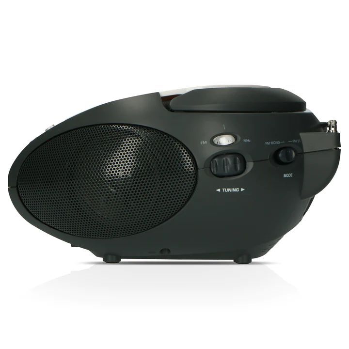 Lenco SCD-24 portable stereo FM radio with CD player White Lenco SCD-24 portable stereo FM radio with CD player White