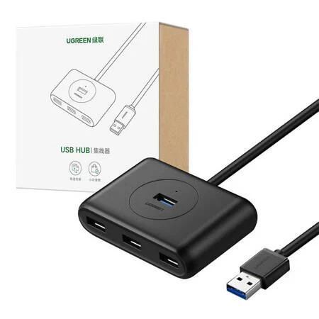 UGREEN 4-portos USB2.0 HUB Black UGREEN 4-portos USB2.0 HUB Black