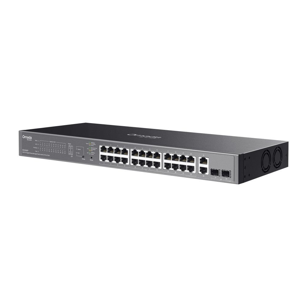 TP-Link ES228GP Omada 28-Port Gigabit Easy Managed Switch with 24-Port PoE+