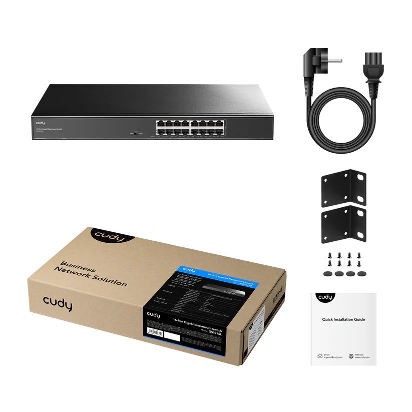 Cudy GS1016L 16-Port Gigabit Rackmount Switch