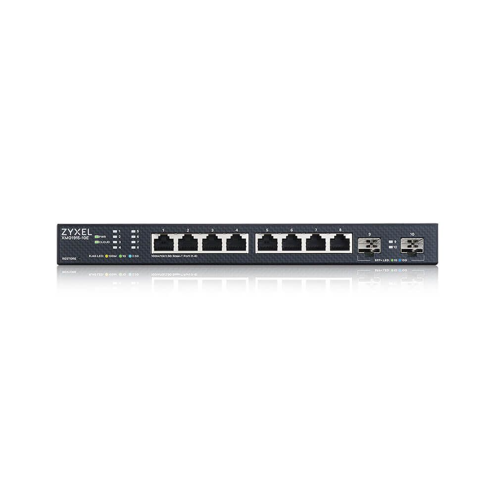 ZyXEL XMG1915-10E 8-Port Managed L2 2,5G Ethernet Switch Grey ZyXEL XMG1915-10E 8-Port Managed L2 2,5G Ethernet Switch Grey