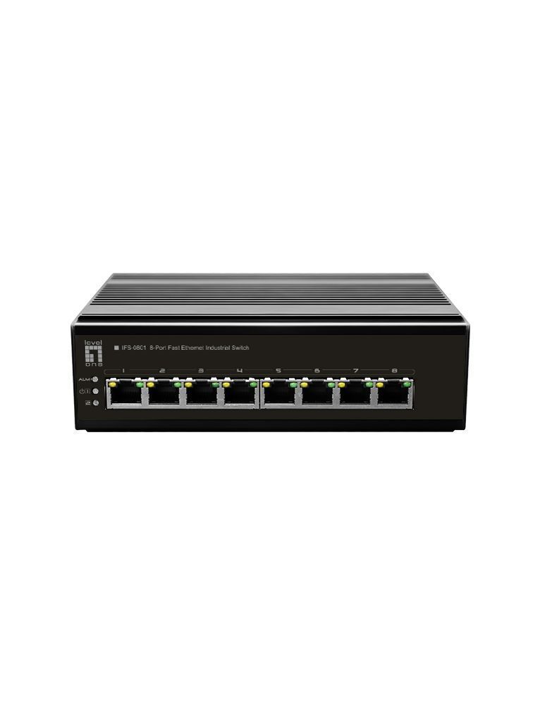 LevelOne IFS-0801 8-Port Fast Ethernet Industrial Switch LevelOne IFS-0801 8-Port Fast Ethernet Industrial Switch