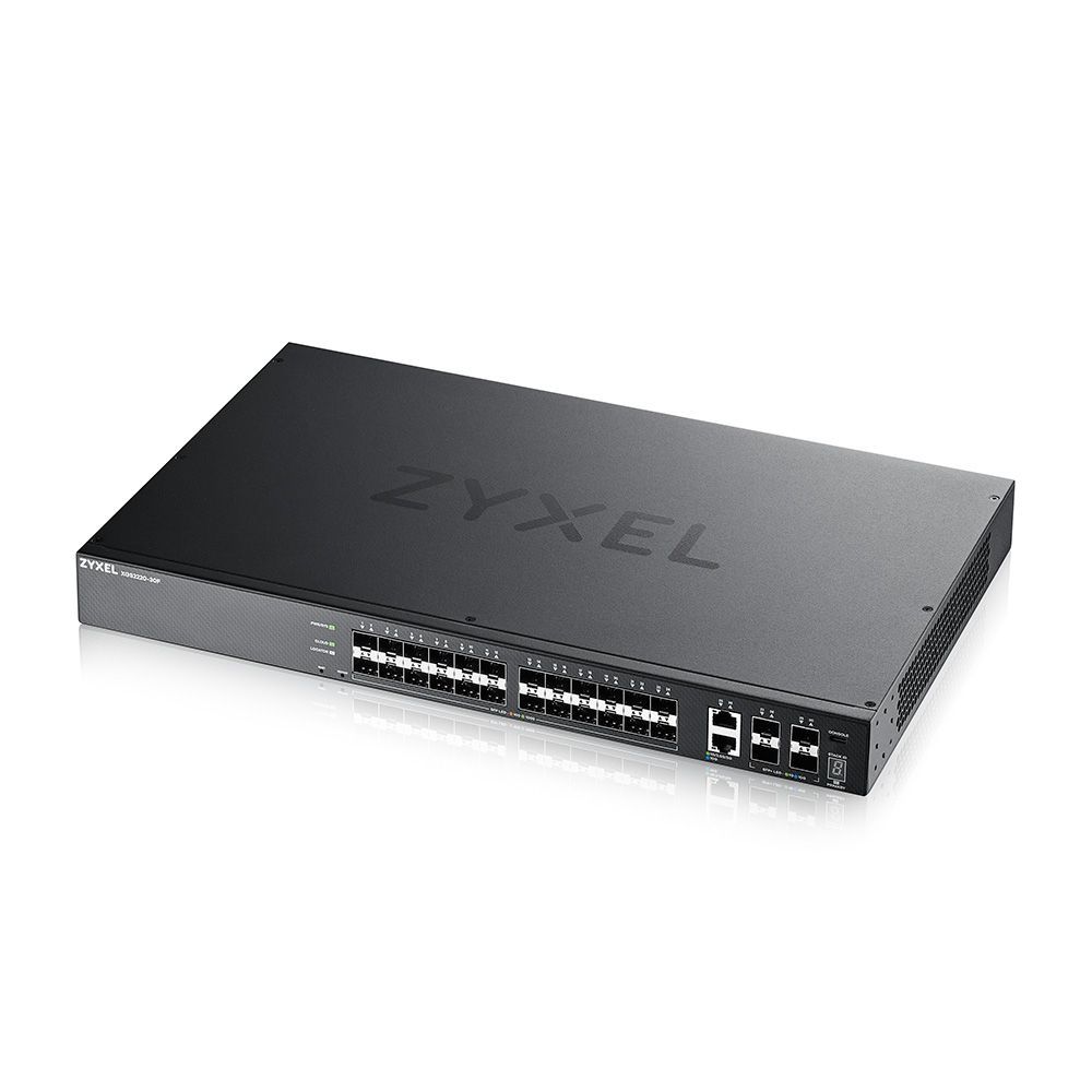 ZyXEL XGS2220-30F 24-port SFP L3 Access Switch with 6 10G Uplink ZyXEL XGS2220-30F 24-port SFP L3 Access Switch with 6 10G Uplink