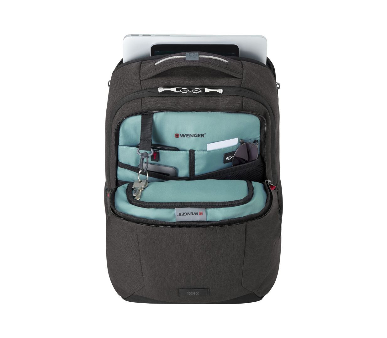 Wenger MX Professional Laptop Backpack with Tablet Pocket 16" Gray