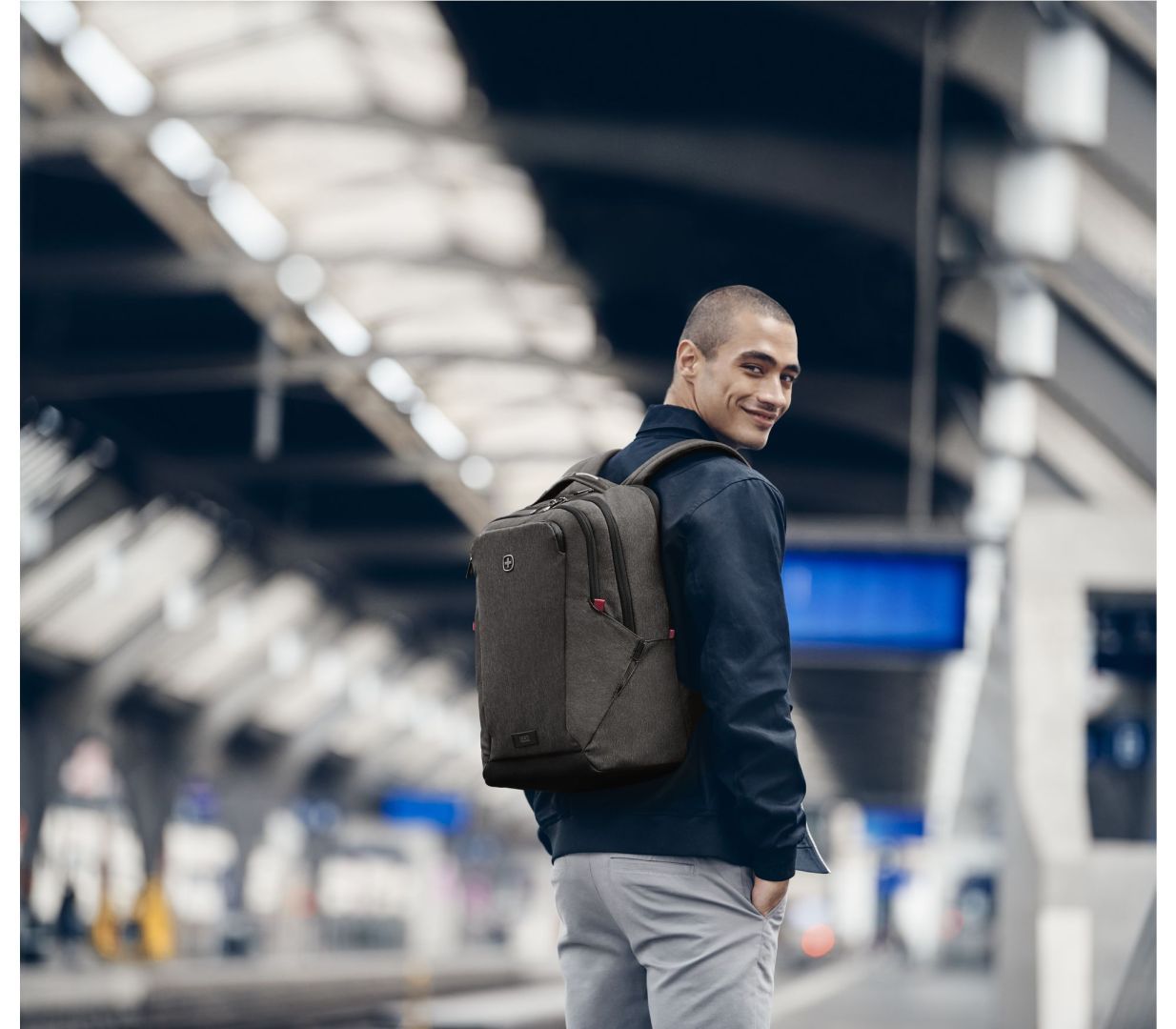 Wenger MX Professional Laptop Backpack with Tablet Pocket 16" Gray