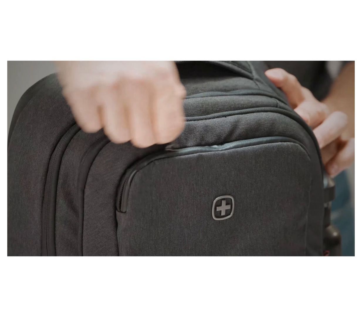 Wenger MX Professional Laptop Backpack with Tablet Pocket 16" Gray