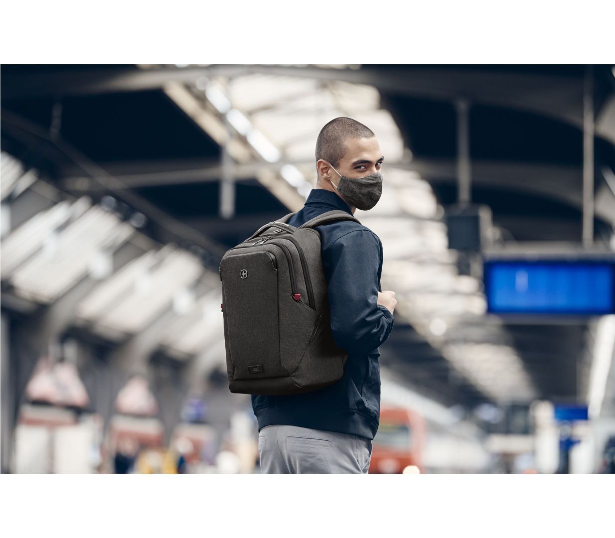 Wenger MX Professional Laptop Backpack with Tablet Pocket 16" Gray