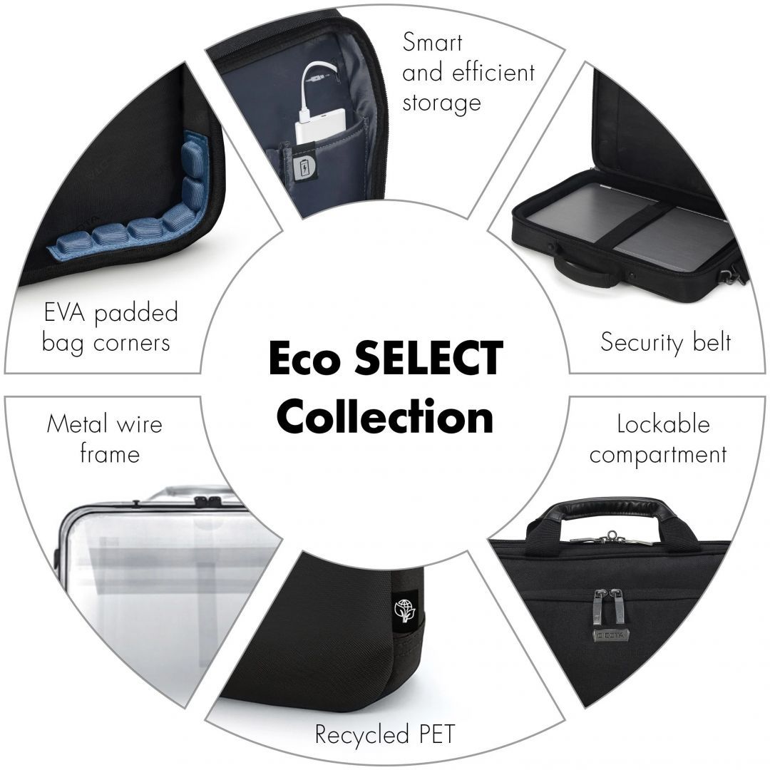 Dicota Laptop Backpack Eco Select 15,6" Black Dicota Laptop Backpack Eco Select 15,6" Black