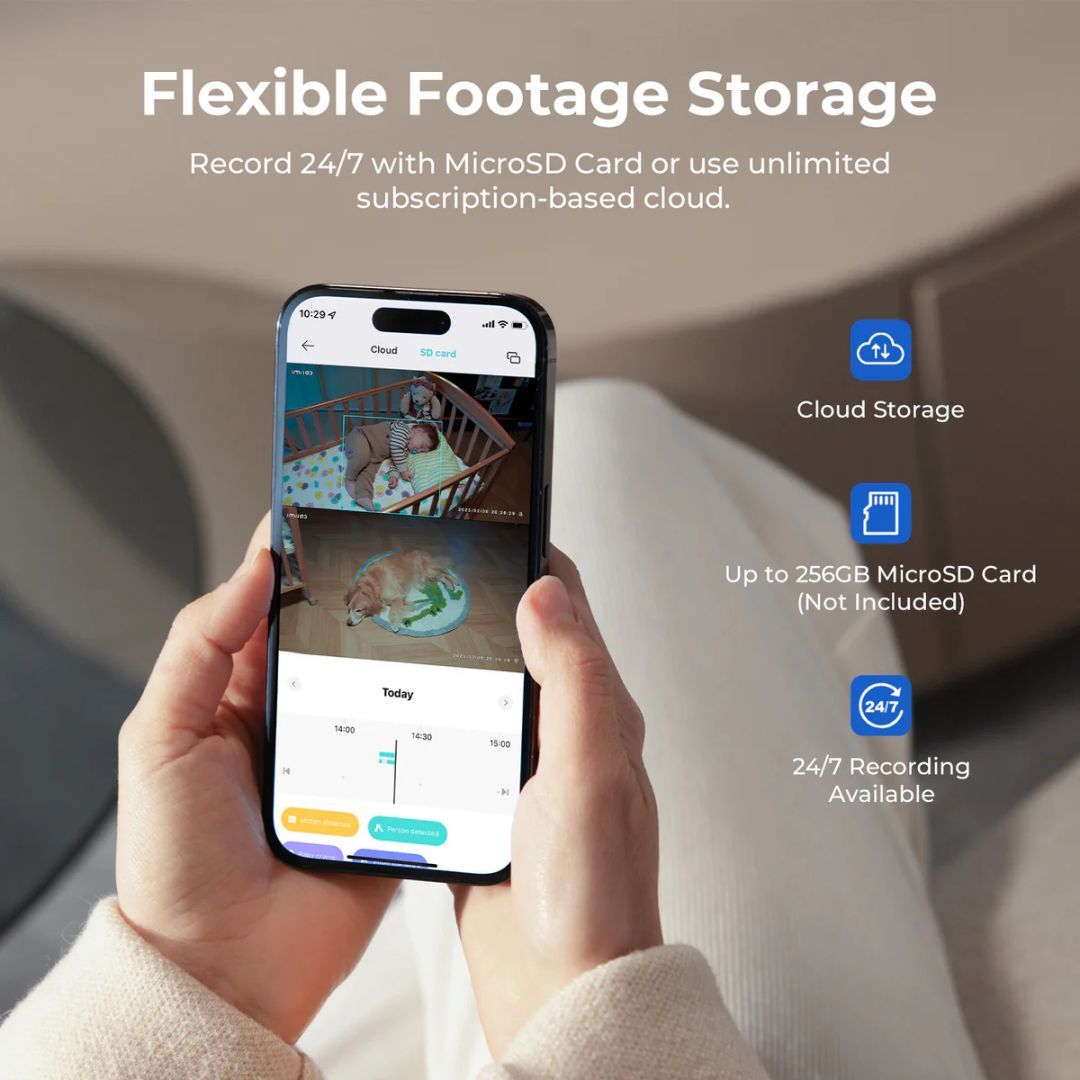Xiaomi Imilab C30 Dual 3K+3K WiFi Plug-in Indoor Camera