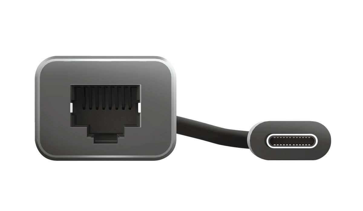 Trust Dalyx USB-C to Ethernet Adapter Silver