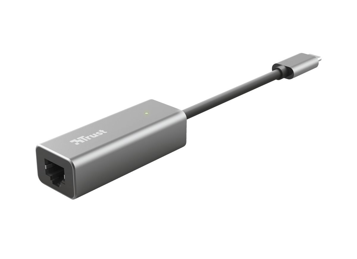 Trust Dalyx USB-C to Ethernet Adapter Silver