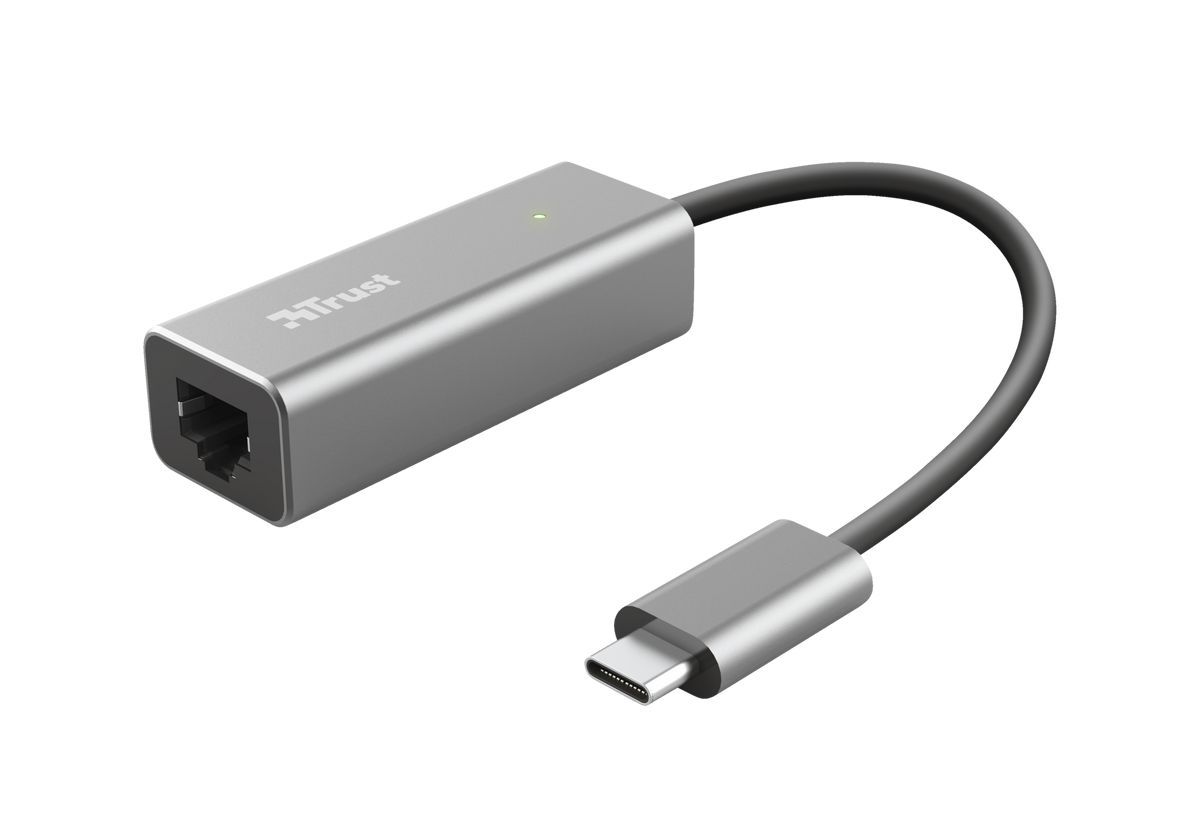 Trust Dalyx USB-C to Ethernet Adapter Silver