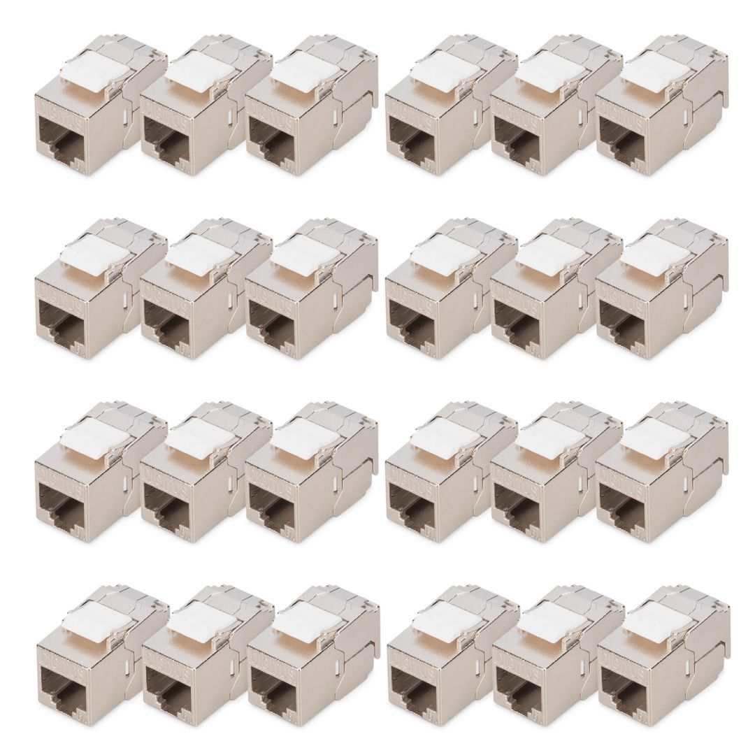 Digitus CAT 6A Keystone Jack, shielded,Re-embedded 24pc Digitus CAT 6A Keystone Jack, shielded,Re-embedded 24pc