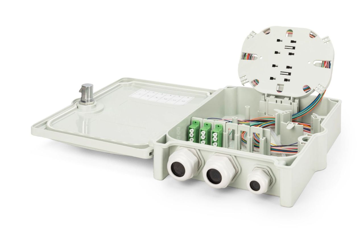 Digitus DN-968913-LCA FTTH/FTTB Distribution box Grey Digitus DN-968913-LCA FTTH/FTTB Distribution box Grey