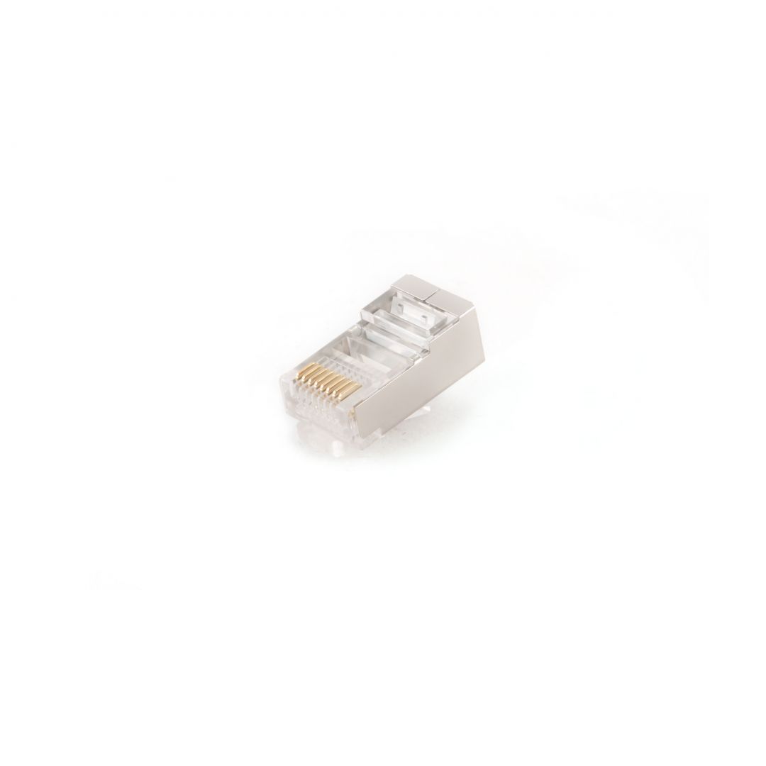 Gembird RJ45/PLUG5SP/10 Shielded Modular plug 8P8C 30u Gold plated 10 pcs per bag Gembird RJ45/PLUG5SP/10 Shielded Modular plug 8P8C 30u Gold plated 10 pcs per bag