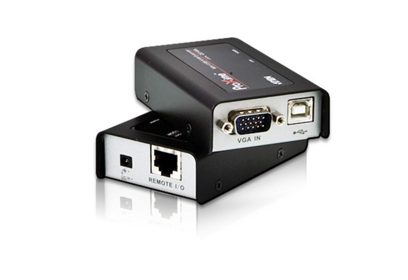 ATEN Console mini extender USB+VGA Cat5e kábelen 100 ATEN Console mini extender USB+VGA Cat5e kábelen 100