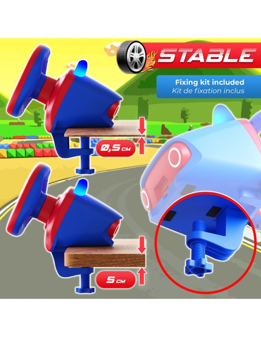 Spirit Of Gamer Race Wheel Pro Air Wireless Kormány Red/Blue Spirit Of Gamer Race Wheel Pro Air Wireless Kormány Red/Blue