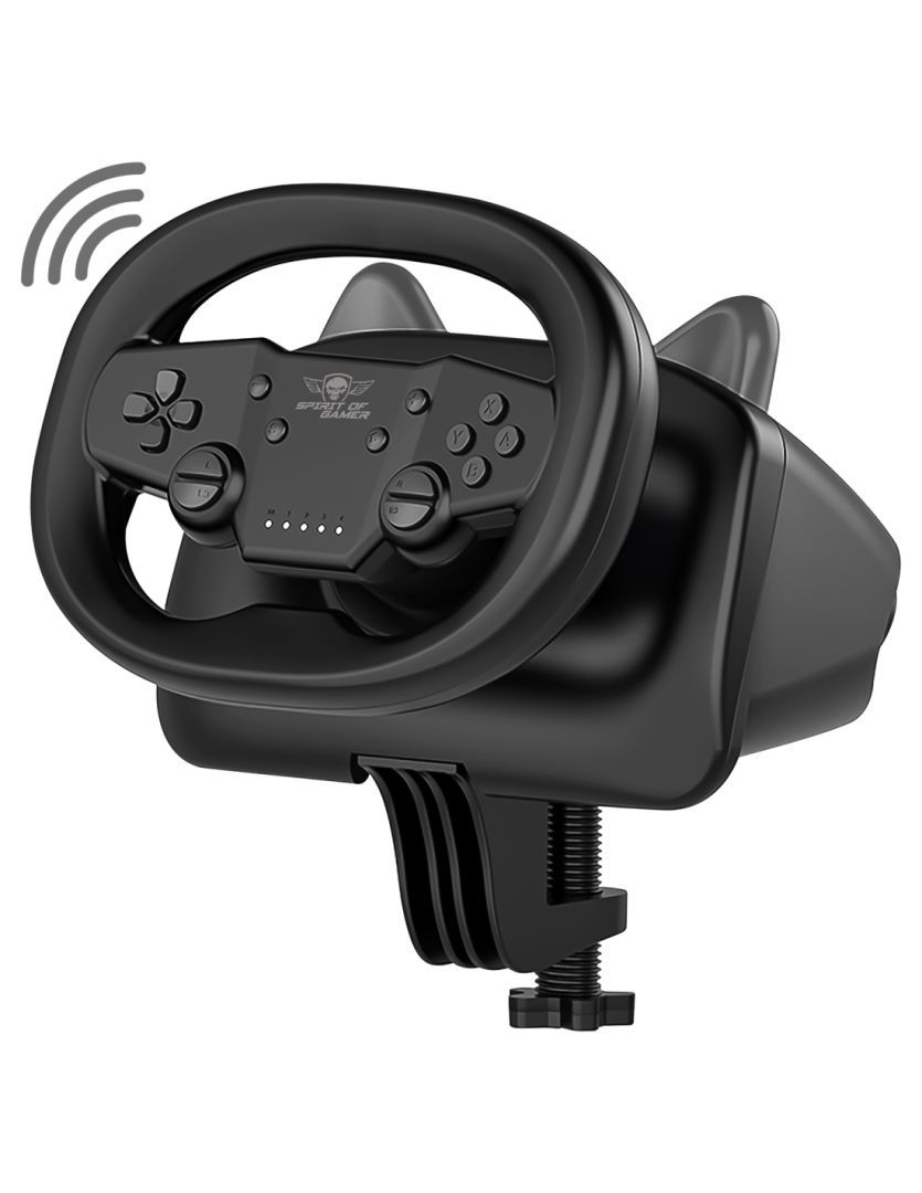 Spirit Of Gamer Race Wheel Pro Air Wireless Kormány Black Spirit Of Gamer Race Wheel Pro Air Wireless Kormány Black