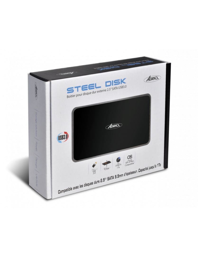 Advance SteelDisk 2,5" USB3.0 Black Advance SteelDisk 2,5" USB3.0 Black