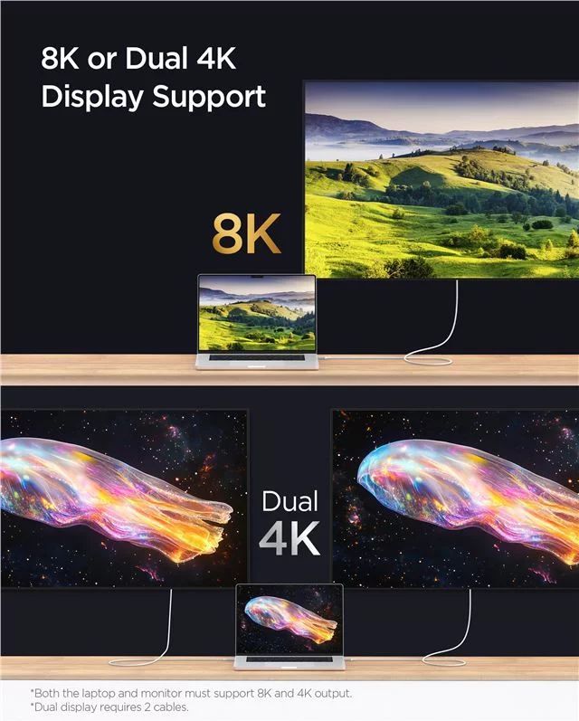 Spigen Essential USB C to USB C 240W Cable 1,2m White Spigen Essential USB C to USB C 240W Cable 1,2m White