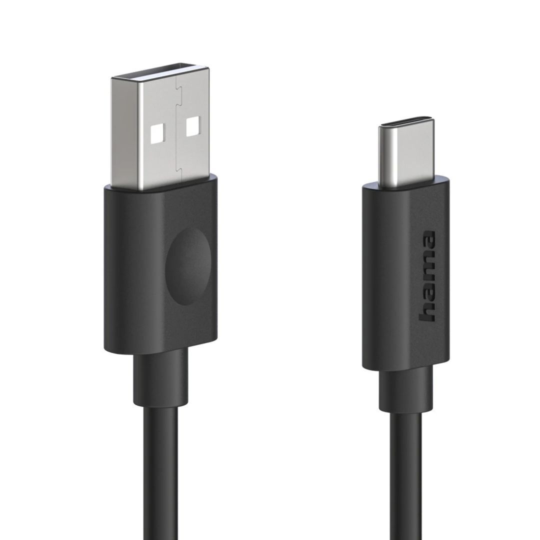 Hama USB-A to USB-C 60W Cable 1,2m Black Hama USB-A to USB-C 60W Cable 1,2m Black