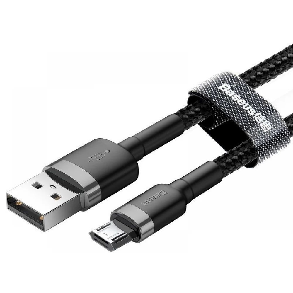 Baseus Cafule USB-Micro USB Cable 0,5m Black/Silver Baseus Cafule USB-Micro USB Cable 0,5m Black/Silver