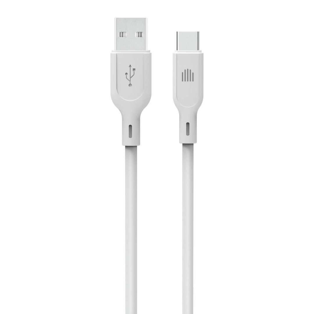 Dviced USB-A to USB-C cable 1,25m White Dviced USB-A to USB-C cable 1,25m White