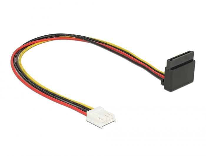 DeLock Cable Power Floppy 4 pin female > SATA 15 pin female metal 30cm DeLock Cable Power Floppy 4 pin female > SATA 15 pin female metal 30cm