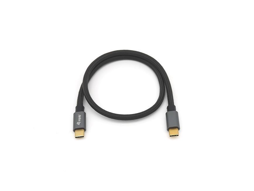 EQuip USB-C 3.2 Gen2 to USB-C 100W cable 1m Black EQuip USB-C 3.2 Gen2 to USB-C 100W cable 1m Black