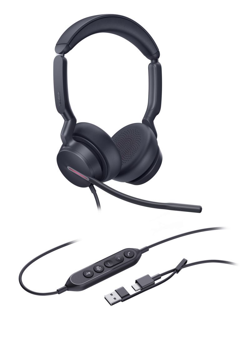 Yealink UH46 Dual UC USB-C/A Headset Black