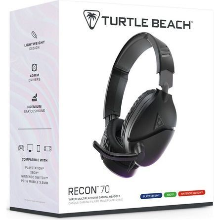 Turtle Beach Recon 70 Gaming Headset for PlayStation Black Turtle Beach Recon 70 Gaming Headset for PlayStation Black