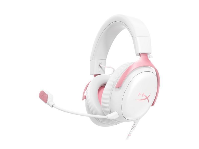 HP HyperX Cloud III Gaming Headset White/Pink HP HyperX Cloud III Gaming Headset White/Pink