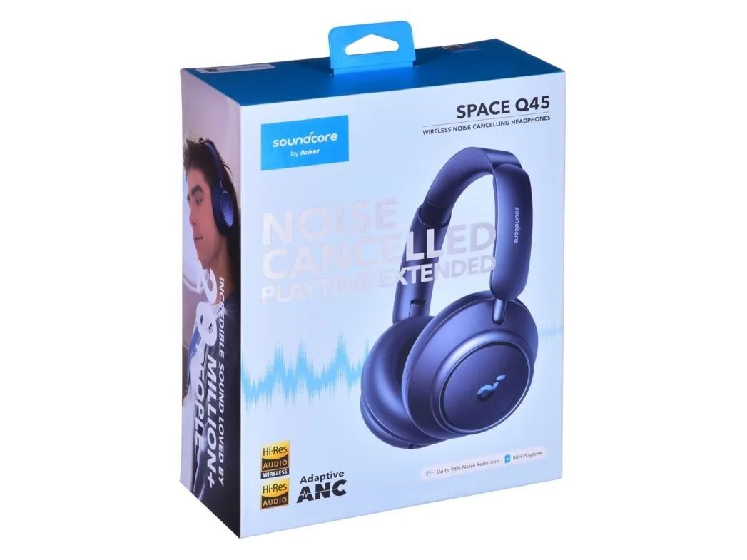 Soundcore Space Q45 Bluetooth Headset Blue