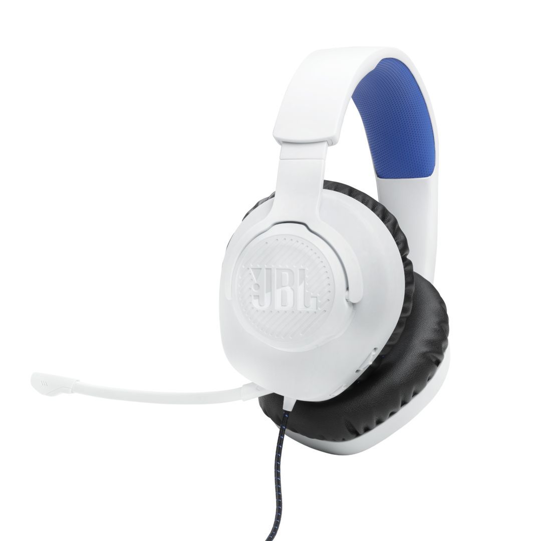 JBL Quantum 100P Gaming Headset White/Blue JBL Quantum 100P Gaming Headset White/Blue