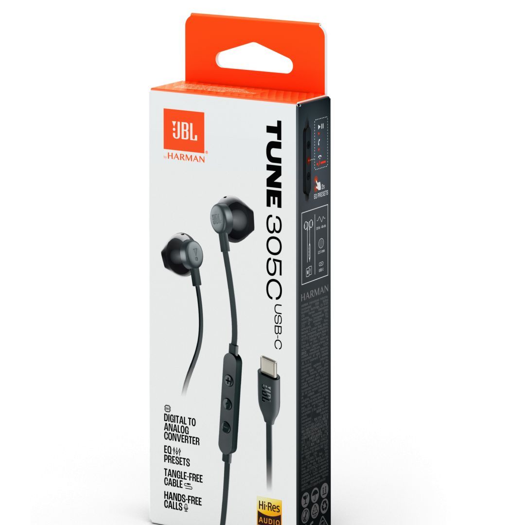 JBL Tune 305C Headset Black JBL Tune 305C Headset Black