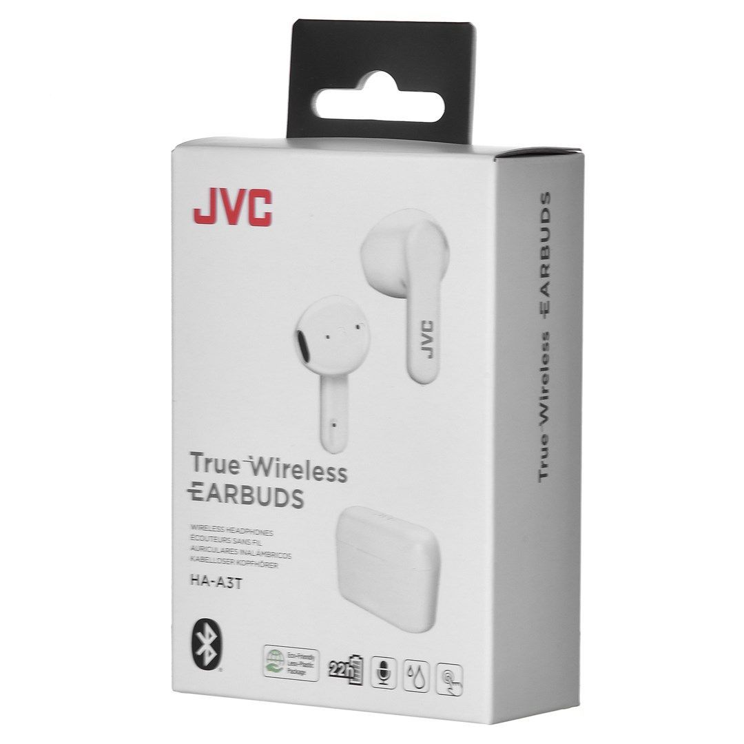 JVC HA-A3T True Wireless Headset White JVC HA-A3T True Wireless Headset White