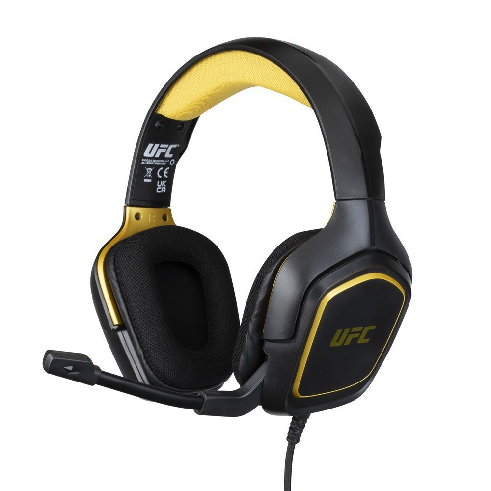 KONIX UFC Gaming Headset Black/Gold KONIX UFC Gaming Headset Black/Gold