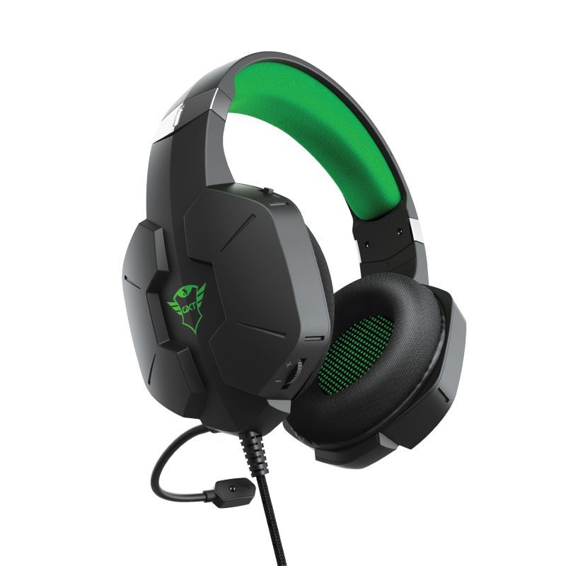 Trust GXT 323X Carus Gaming Headset Black/Green Trust GXT 323X Carus Gaming Headset Black/Green