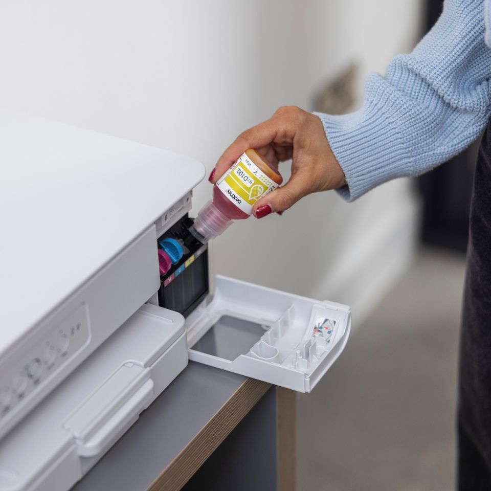 Brother BTD100Y Yellow tintapatron Brother BTD100Y Yellow tintapatron