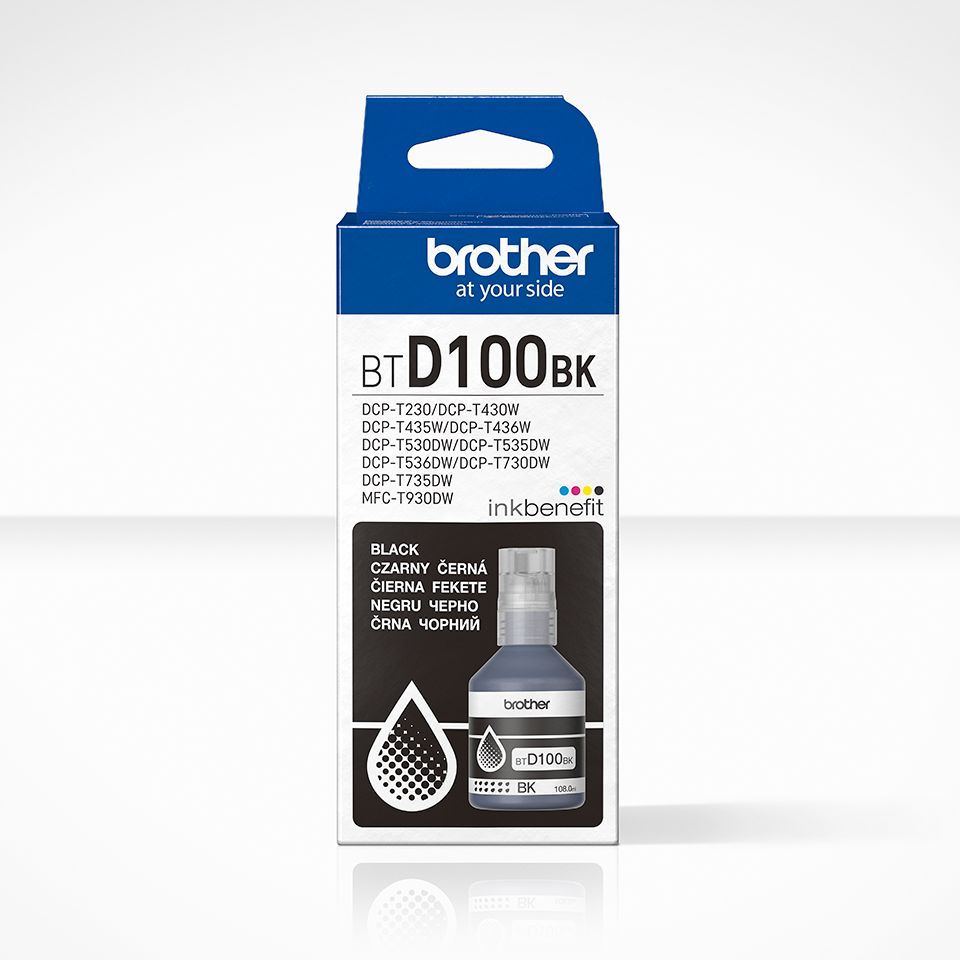 Brother BTD100BK Black tintapatron Brother BTD100BK Black tintapatron