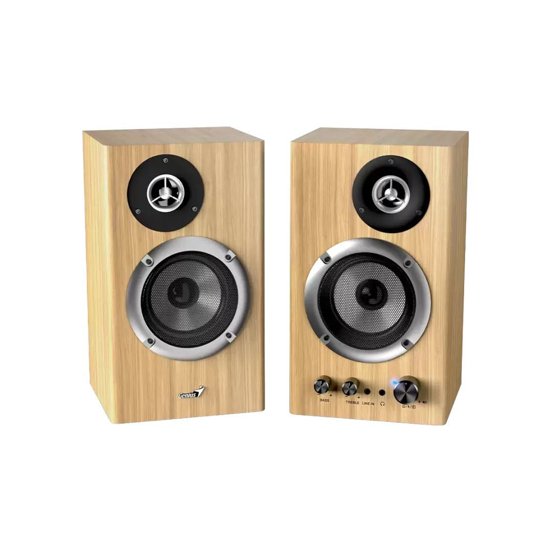 Genius SP-HF1812BT Bluetooth SpeakerPine Wood
